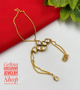 Kundan Adjustable Hath Fool Bracelets